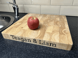 Extra Thick Personalised Chopping Board.