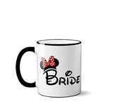 Mickey and Minnie Bride and Groom Mugs - Perfect Wedding Present
