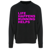 Phoenix Active - Ladies "Life Happens Running Helps" Sweatshirt