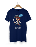 Boys Pirate T-Shirt Personalised with Name