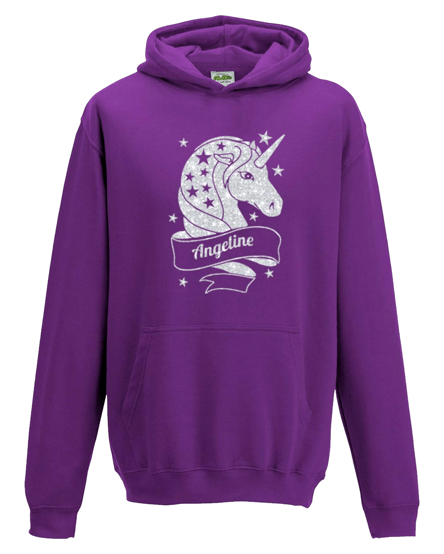 Girls unicorn hoodie on sale