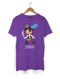 Boys Pirate T-Shirt Personalised with Name