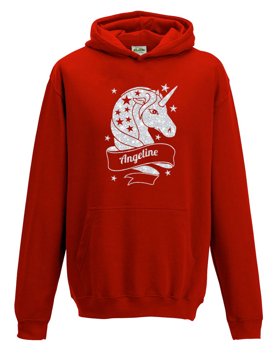 Personalised unicorn hoodie best sale