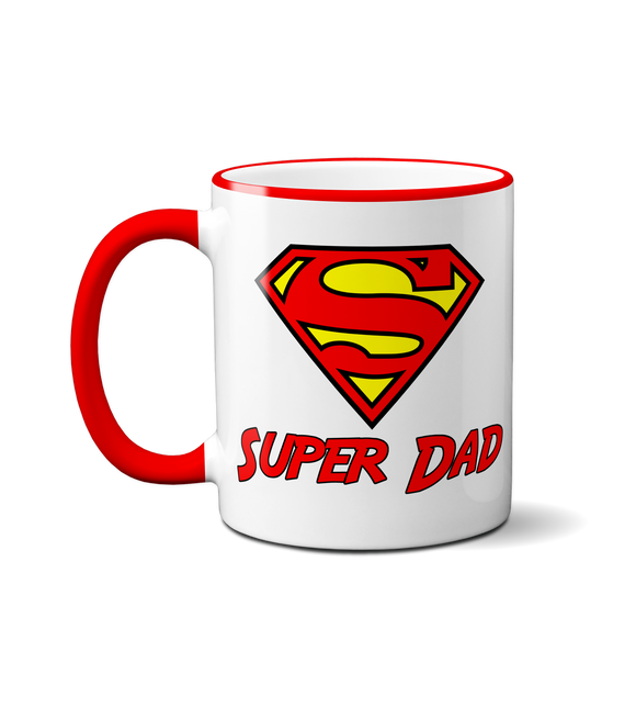 Super Dad Mug - Funny Novelty Fathers Day Gift Idea Coffee Cup