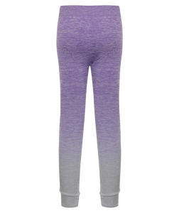 Phoenix Active - Girls Glittery Personalised Fade Out Leggings